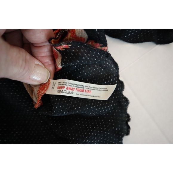 Intimately Free People Women's Sz L Multi Floral Haze Printed Mini Slip Dress - Picture 6 of 12